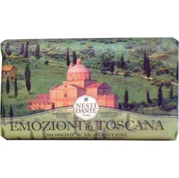 Mýdlo Nesti-Dante-Firenze Mydlo-a-sprchovy-gel Emozione-in-ToscanaMýdlo Borghi Monasteri 250 g (608,00 Kč / 1 kg)