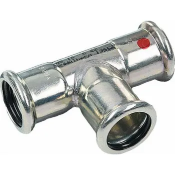 Vodovodní potrubí T-kus pro vnitřní lisovánív 18 mm pozink Sanha Therm
