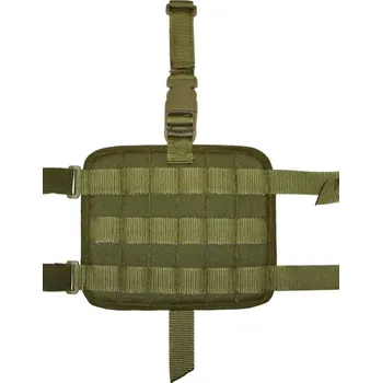 Sportovní střelba Stehenní nosič pro molle zelený (Molle panel)
