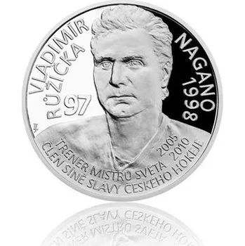 2019 - Stříbrná mince Legendy čs. hokeje 2 WST Vladimír Růžička