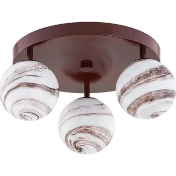 Argon 6292 - Stropní svítidlo FABIO 3xE14/7W/230V alabastr hnědá