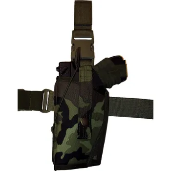 Pouzdro na pistoli s dvojím jištěním stehenní LEVÉ gen.2 - vz,95 (Stehenní pouzdro na zbraň pro leváky)