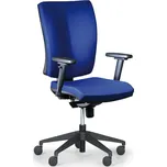 Antares Kancelářská židle LEON PLUS, modrá, s područkami