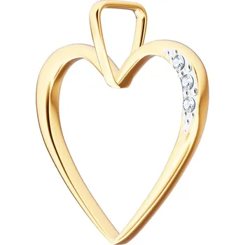 Hodinky Přívěšek Bonore - Zlato 585 - Kubický Zirkon 143966