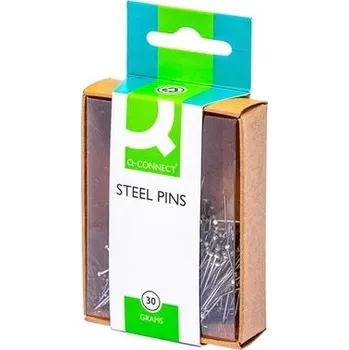 Nástroj na niť a příze Špendlíky Q-Connect obyčejné, 450 ks