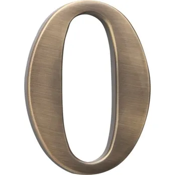 Cobra C2160B OFS Domovní číslo 0 bronzové 50 x 100 mm