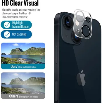 Tvrzené sklo JP Combo Pack pro Apple iPhone 13 mini - čiré - sada 2 kusů + 2x sklo na čočku 2,5D - čiré