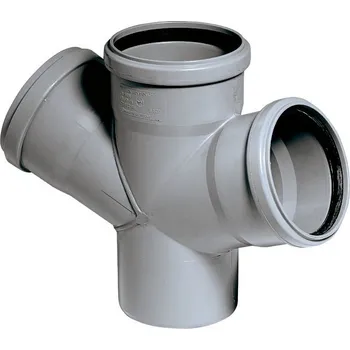 Kanalizační potrubí Osma HTDA-kanalizační dvojodbočka 125/125/125 - 87°, 16365