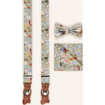 Kšandy Prince Bowtie Pánská Sada: Šle, Motýlek A Kapesníček Do...