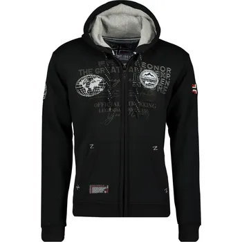 Pánská mikina GEOGRAPHICAL NORWAY mikina pánská GORESUN MEN 100 EO 8XL černá