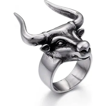 Prsten Elenys pánský prsten Bull Velikost: 8 (EU: 57-58)