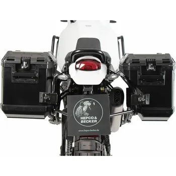 Zavazadlo na motocykl Hepco & Becker Kufry Hepco Becker Xplorer Cutout na Ducati DesertX (22-25) 40-37l černé