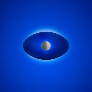 Lampička Foscarini Bit 2 nástěnné světlo ze skla, modrá 1 x 46 W - Doprava zdarma