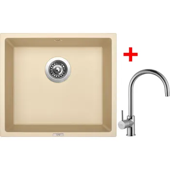 Granitový dřez Sinks FRAME 457 Sahara + Vitalia G7850