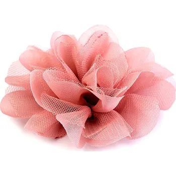 Galanterie Šifónový květ Ø8 a 9 cm