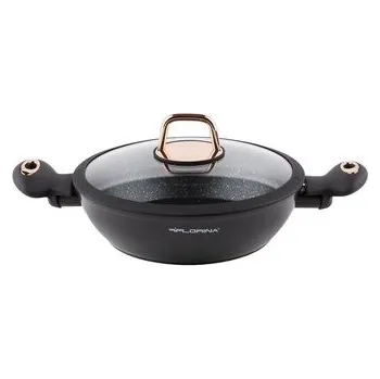 Hrnec HRNEC NÍZKÝ S POKLIČKOU 2,5 L 24CM ROSE