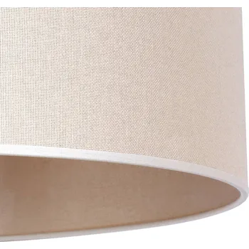 Lampička Duolla Stínidlo na lampu Roller, béžové, Ø 13 cm, výška 15 cm béžová