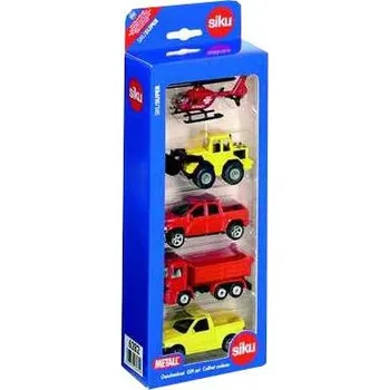 Dětské zboží SIKU Sada větších aut + vrtulník
