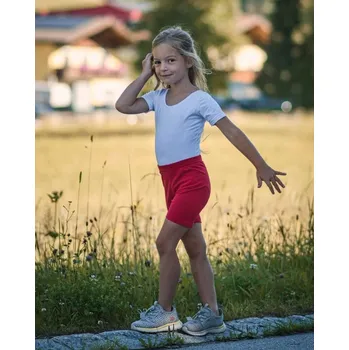Chlapecké kraťasy Dětské krátké legíny, červené 110