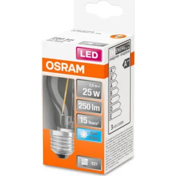 Lampička OSRAM Classic P LED žárovka E27 2,5W 4 000K čirá