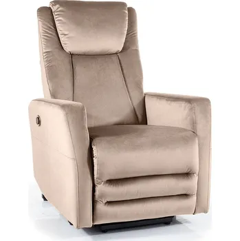 Křeslo Polohovací křeslo Adonis Velvet, béžová