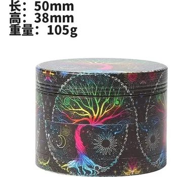 Kuchyňský mlýnek Tvůrčí mlýnek s UV tiskem z barevného kovu - A