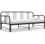 vidaXL Rám vysouvací postele/pohovky kovový 90 x 200 cm [324752] Barva: Černá