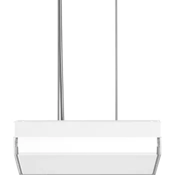 BEGA RZB Flat Slim+ Závěsné svítidlo DALI 30x30cm 22W bílá/lesklá bílá, bílý lesklý exteriér LED 21 W celkem - Doprava zdarma