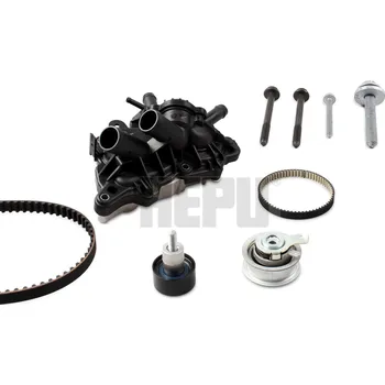 Vodní pumpa motoru Sada rozvodů - řemen s kladkami a vodní pumpa HEPU PK06871