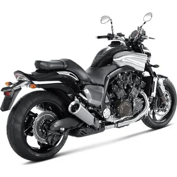 Motodíl Výfuk Akrapovič Slip-On Line (Titan) na Yamaha V-Max (09-16)