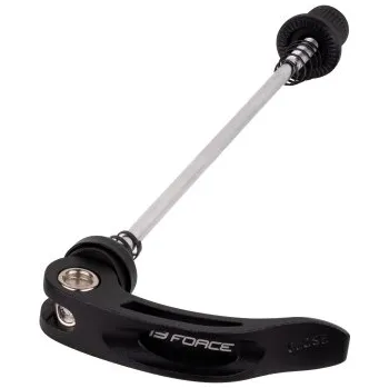 Rychloupínák přední FORCE Al/Fe černý 115 mm - černá/stříbrná, 115mm