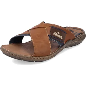 Pánské pantofle Rieker 22099-25 S4 hnědé, 42