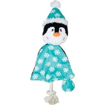 Hračka pro psa Plyšový vánoční tučňák pro psy 48 cm