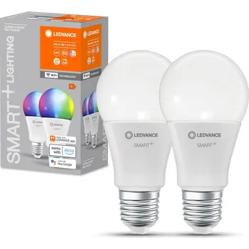 Lampička LEDVANCE SMART+ WiFi E27 9W Classic RGBW sada 2 ks