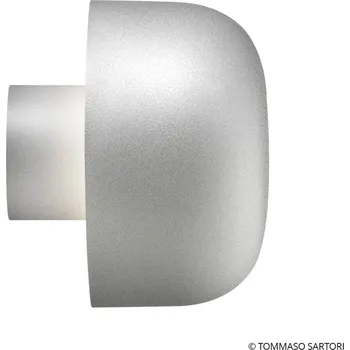 Venkovní osvětlení Flos Architectural FLOS Bellhop venkovní nástěnné světlo, 4000K šedé - Ø nástěnného držáku 5,5 cm; výstupek stínidla 7,3 cm šedá LED 8 W celkem - Doprava zdarma