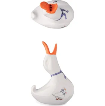 Sypátko husa, husy, český porcelán, Leander