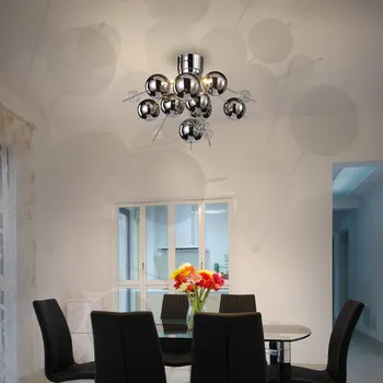 Näve Stropní světlo Wakusei, chrom chrom, čirá 6 x 20 W - Doprava zdarma