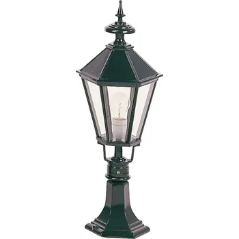 Venkovní osvětlení K.S. Verlichting Cestovní světlo Edinburgh černá - Ø základny 19 cm, Ø hlavy lampy 30 cm transparentní 1 x 60 W - Doprava zdarma