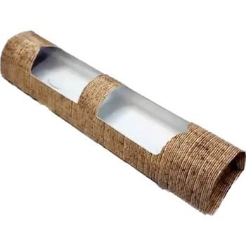 Obalový materiál Krabička na pralinky "Tunýlek" s průhledným okénkem 21x3x4 cm