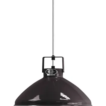 Jieldé Beaumont B240 závěsné světlo černá lesklá - délka kabelu 150 cm, Ø baldachýn 8 cm lesklá černá 1 x 75 W - Doprava zdarma