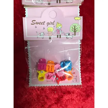 Skřipečky plastové MIX barev 8ks