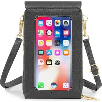 Kabelka Crossbody kabelka luxusní dámská - Tmavě šedá