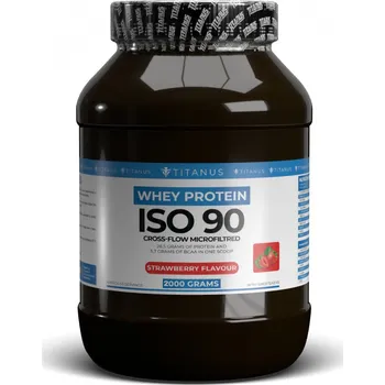 Protein TITANUS Whey Protein ISO 90 (2000 g) Jahoda