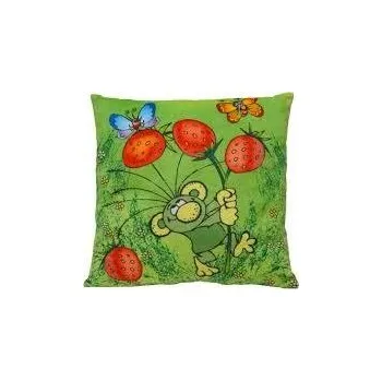 plyšák Polštář 30x30cm Rákosníček jahody