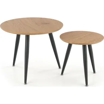 Konferenční stolek Konferenční stolek Mentona 2, dub zlatý / černá