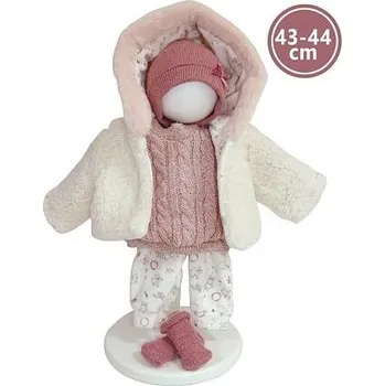 Doplněk pro panenku Llorens M843-34 obleček pro panenku miminko NEW BORN velikosti 43-44 cm
