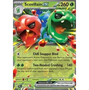 Karetní hra Pokémon TEF 022/162 Scovillain ex - Temporal Forces