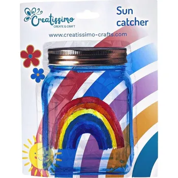 Creatissimo - Lapač slunce s motivem Duhy ve sklenici 15 x 11 cm