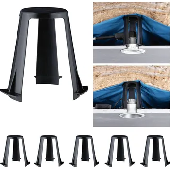 Lampička Distanční podložka Paulmann pro vestavná svítidla, 6,2 - 9 cm, 5 kusů černá