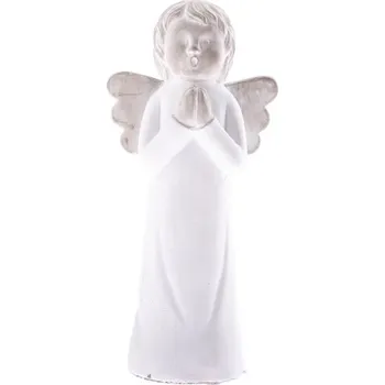 Vánoční dekorace Casa de Engel Betonový modlící se anděl šedá křídla 3/18